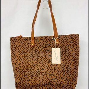 Universal Thread leopard tote purse